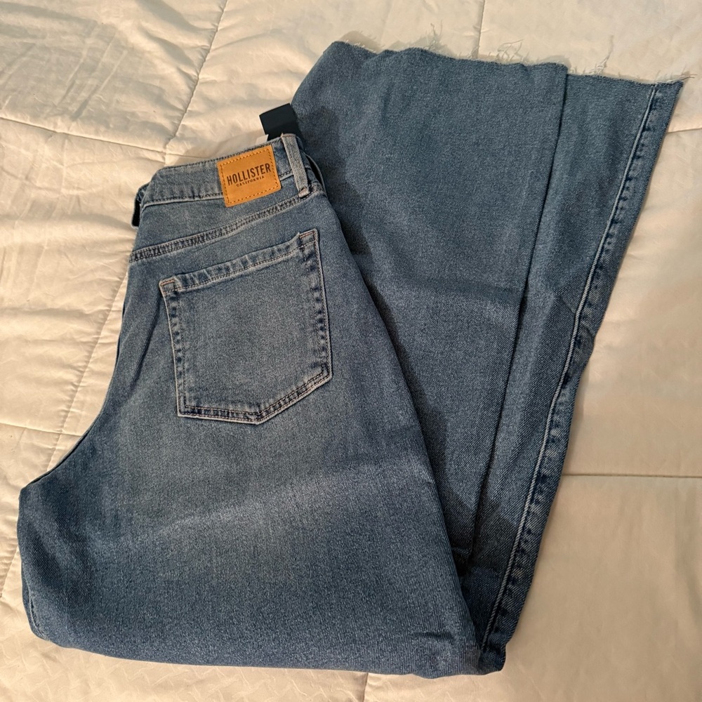 Hollister High Rise Vintage Baggy Jeans Denim NWT 7r